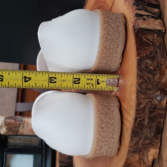 NWOT Melissa 1.5" wedge open toe flat.   Size 9M - Picture 6 of 12